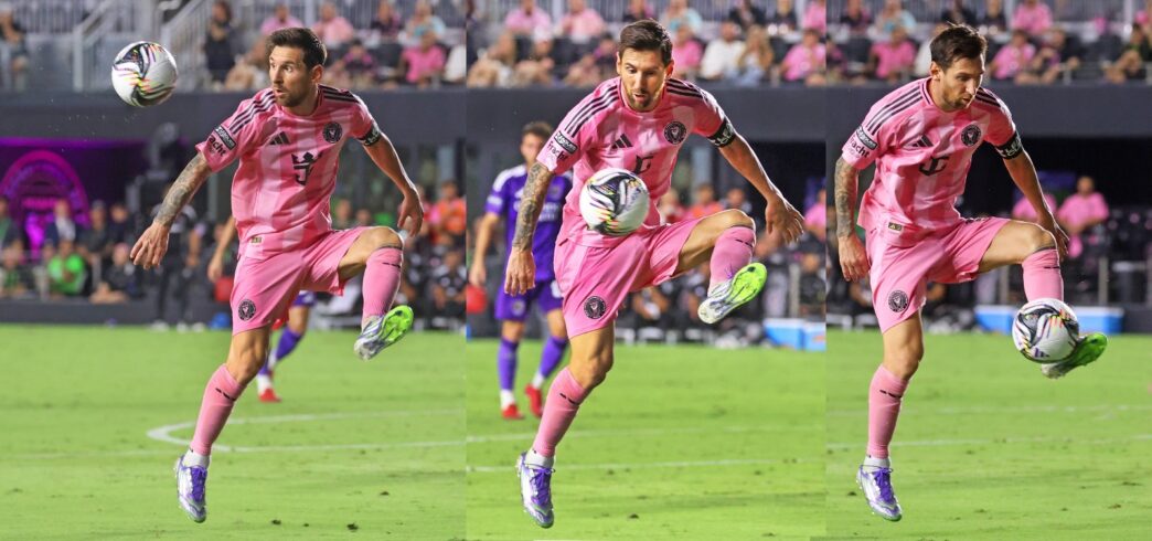 El genio Lionel Messi en acción con el Inter Miami. Créditos: Jon Van Woarden